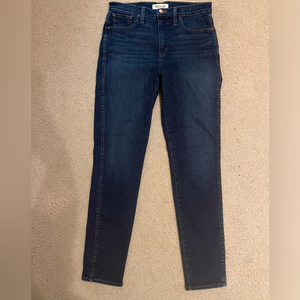 Madewell high rise skinny jeans dark wash